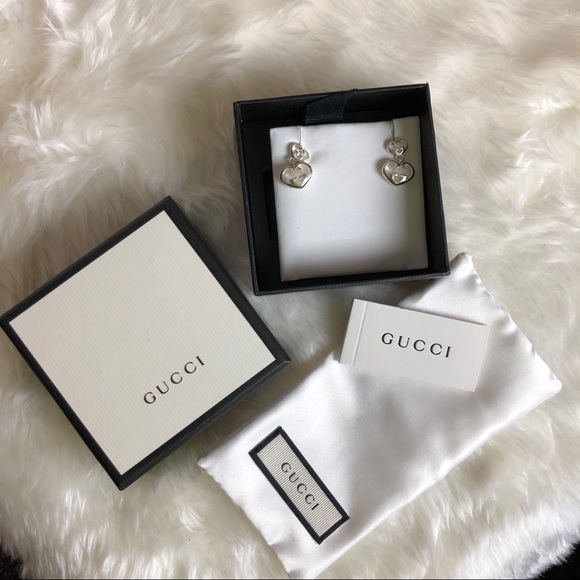 NIB GUCCI Love Britt Double G Earrings - Picture 2 of 8